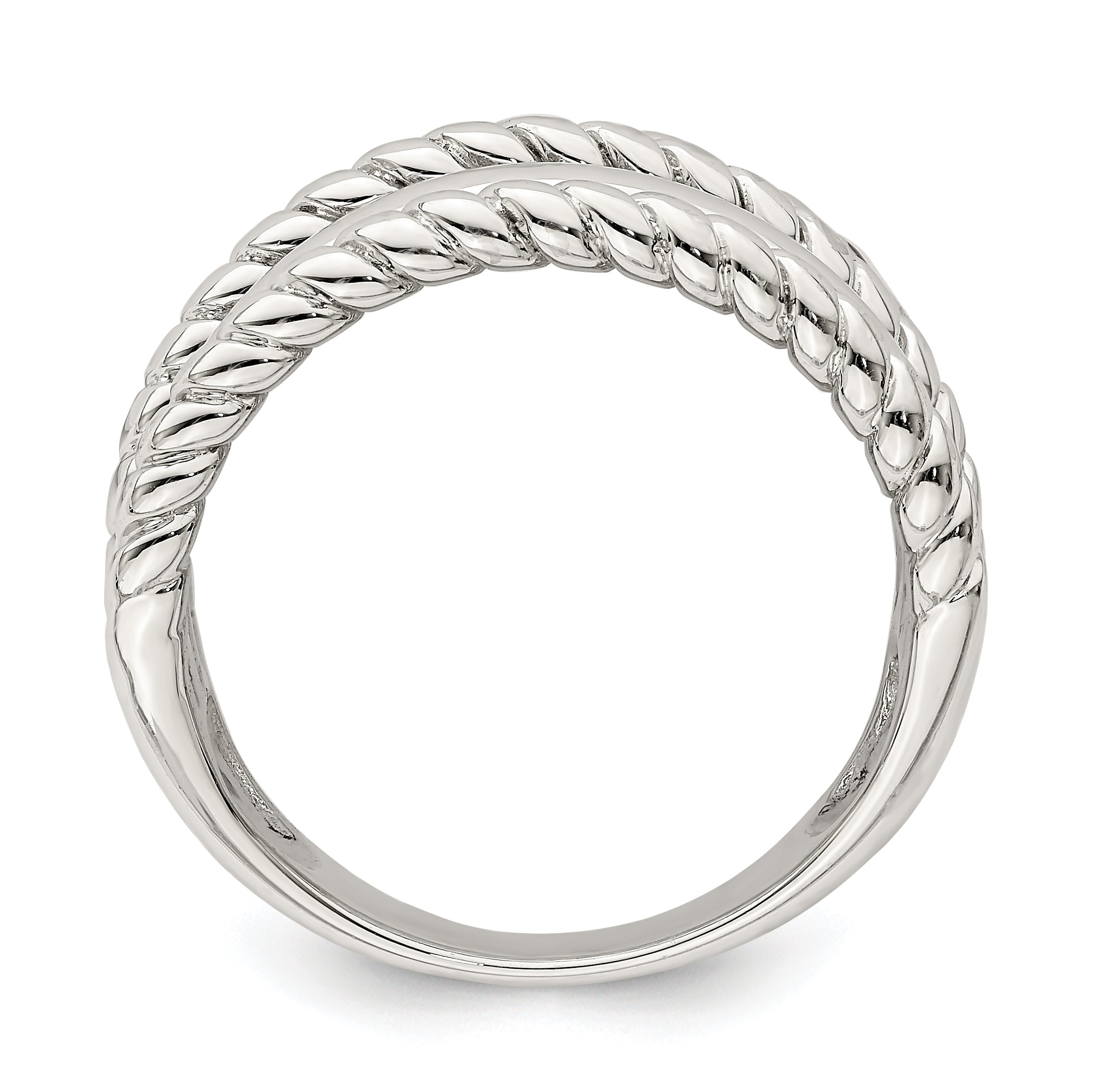 Sterling Silver Polished Fancy Ring