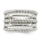 Sterling Silver Polished Fancy Ring