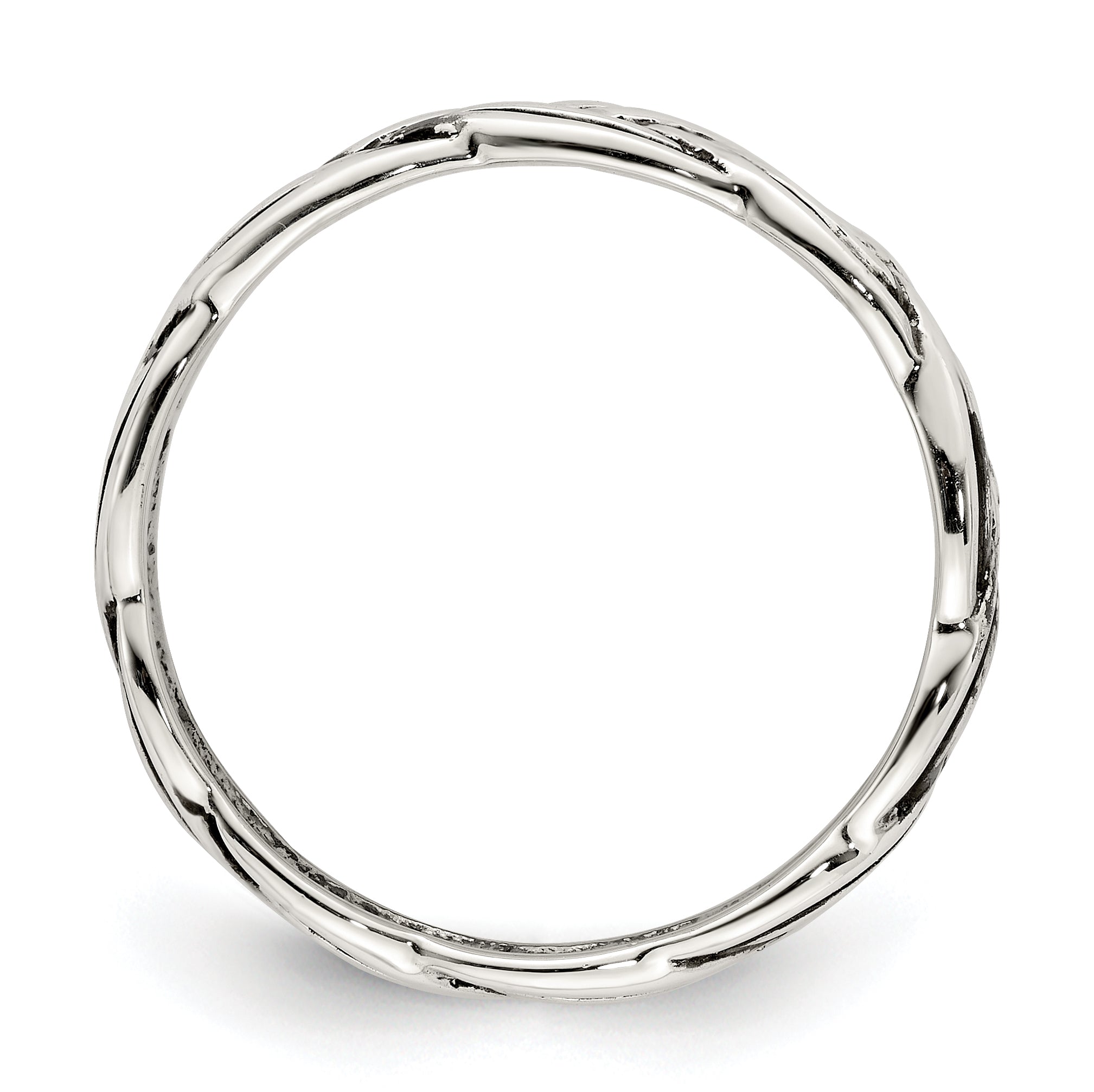 Sterling Silver Antiqued Celtic Band Secondary image
