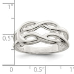 Sterling Silver Polished Celtic Knot Ring