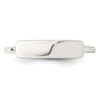 Sterling Silver Polished Engraveable Top Ring