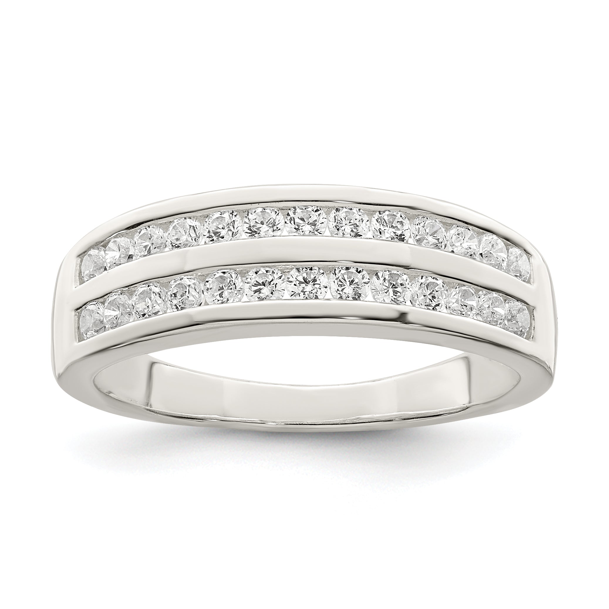 Sterling Silver CZ Ring Main image