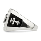 Sterling Silver Black Agate Ring