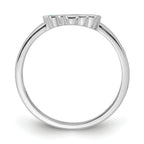 Sterling Silver RH-plated Multi-color Enameled Rainbow Children's Ring
