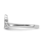 Sterling Silver Rhodium-plated Multi-color Enameled Dog Children's Ring