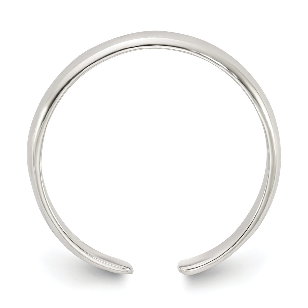 Sterling Silver Polished Set of 2 Toe Rings