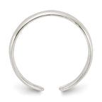 Sterling Silver Polished Set of 2 Toe Rings