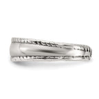 Sterling Silver Polished and Antiqued Set of 2 Toe Rings