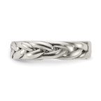 Sterling Silver Polished and Antiqued Set of 2 Toe Rings