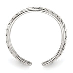 Sterling Silver Antiqued Toe Ring