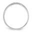 Sterling Silver Rhodium-Plated Polished Cut-out CroSterling Silver Ring
