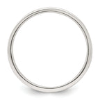 Sterling Silver Polished Oxidized Patterned Men's Band Ring