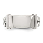 Sterling Silver Oxidized Men's Ring