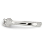 Sterling Silver Polished Flip Flop Toe Ring