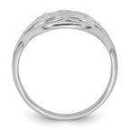 Sterling Silver Rhodium-plated Polished Fancy Tree Size 8 Ring