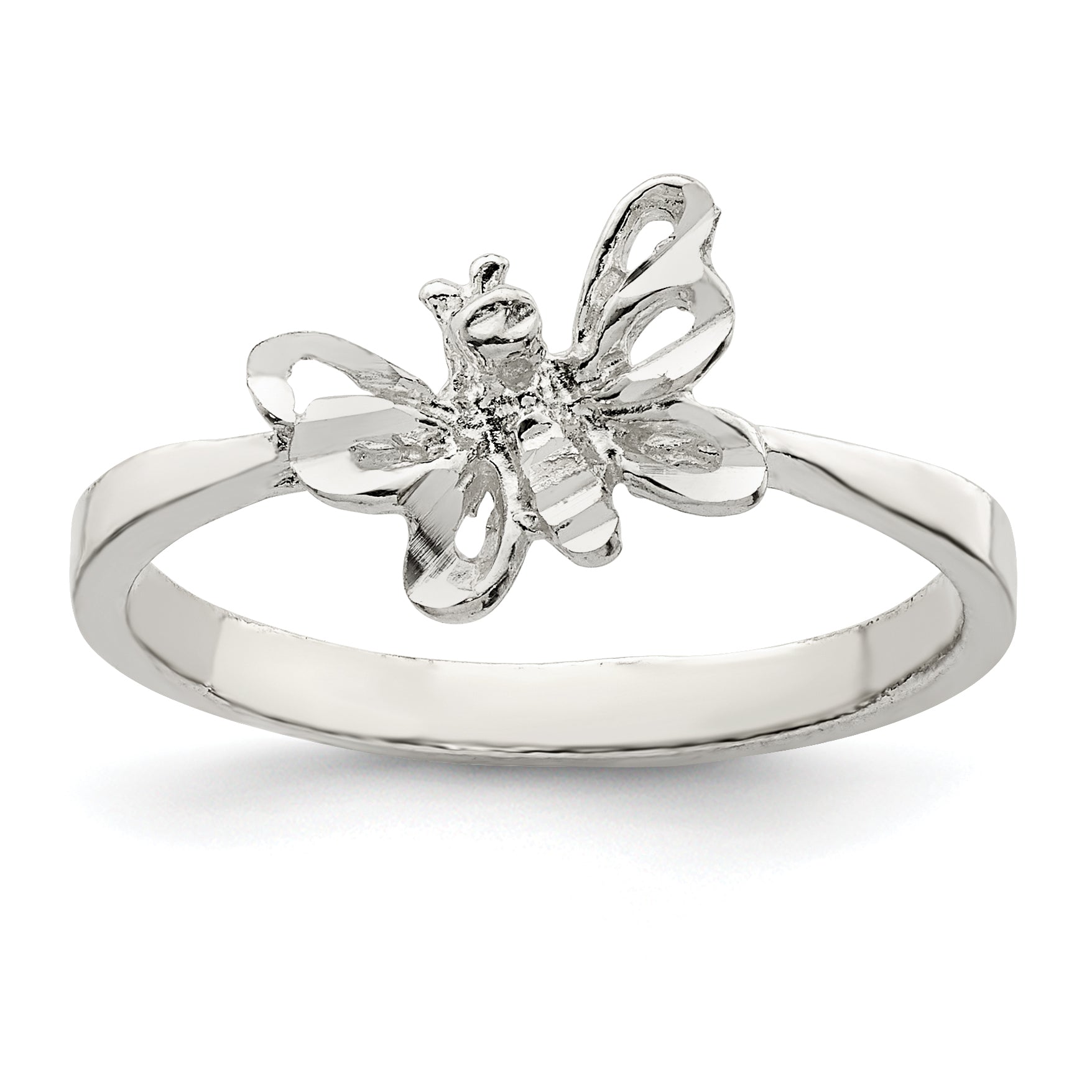 Sterling Silver Butterfly Ring Main image