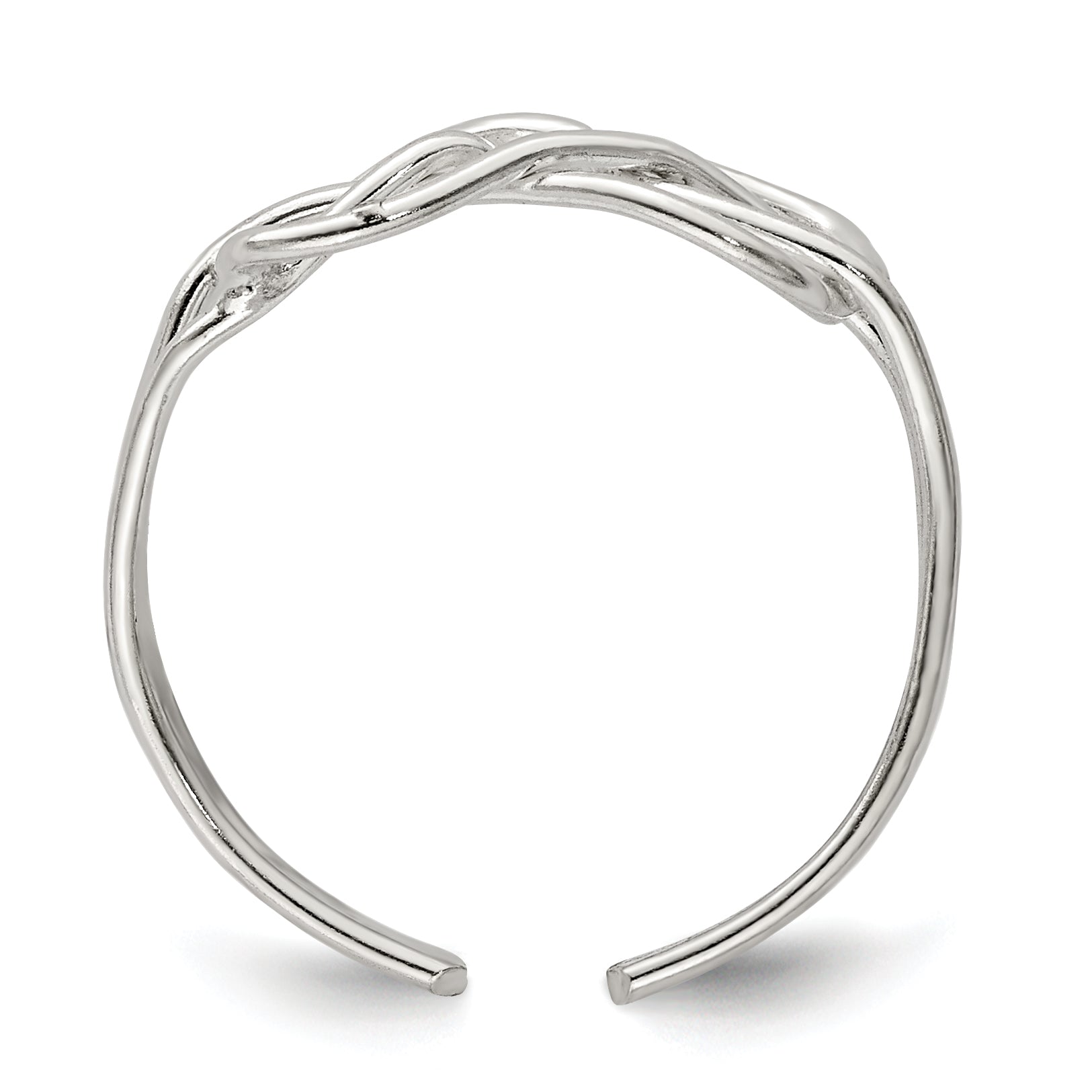Sterling Silver Solid Toe Ring Secondary image