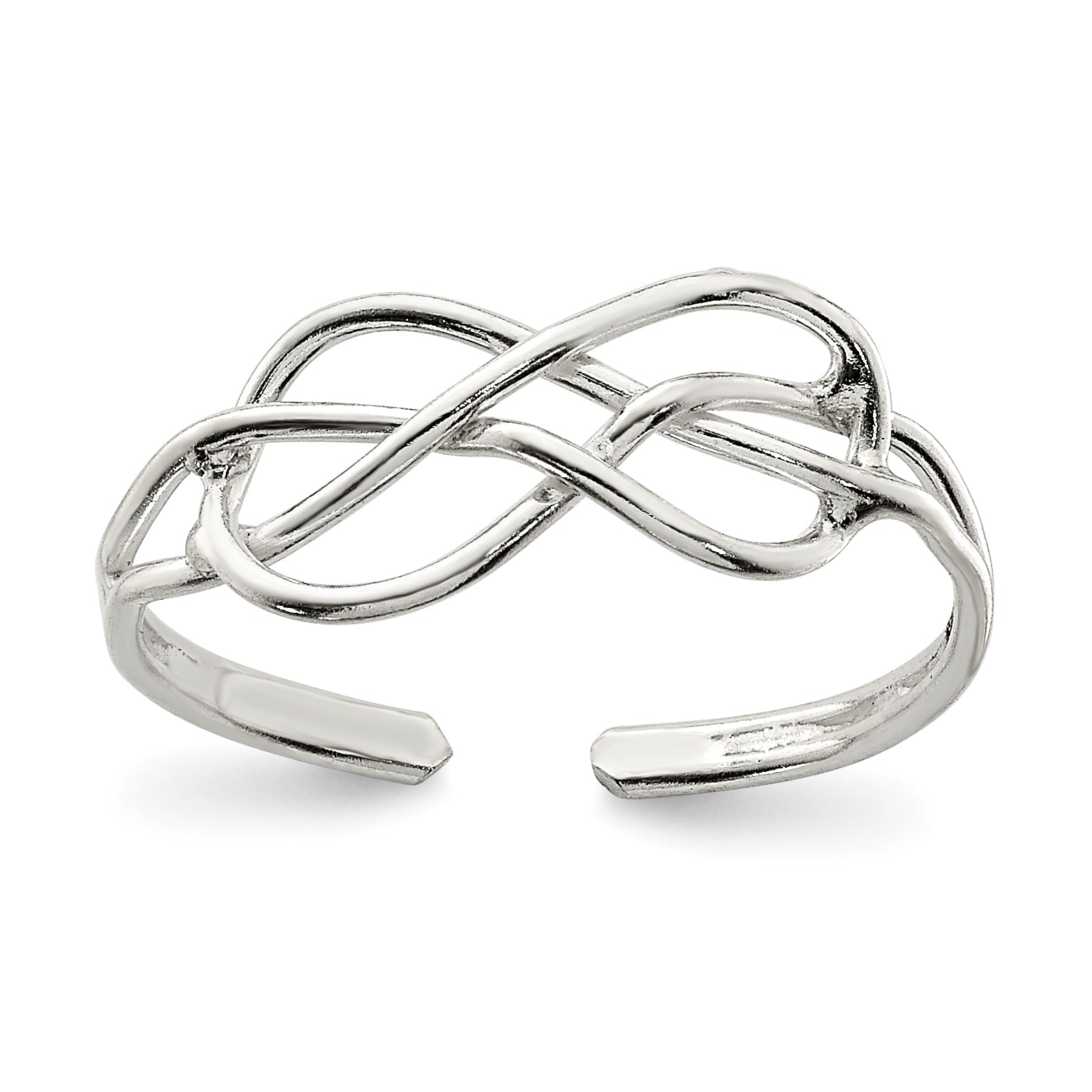 Sterling Silver Solid Toe Ring Main image