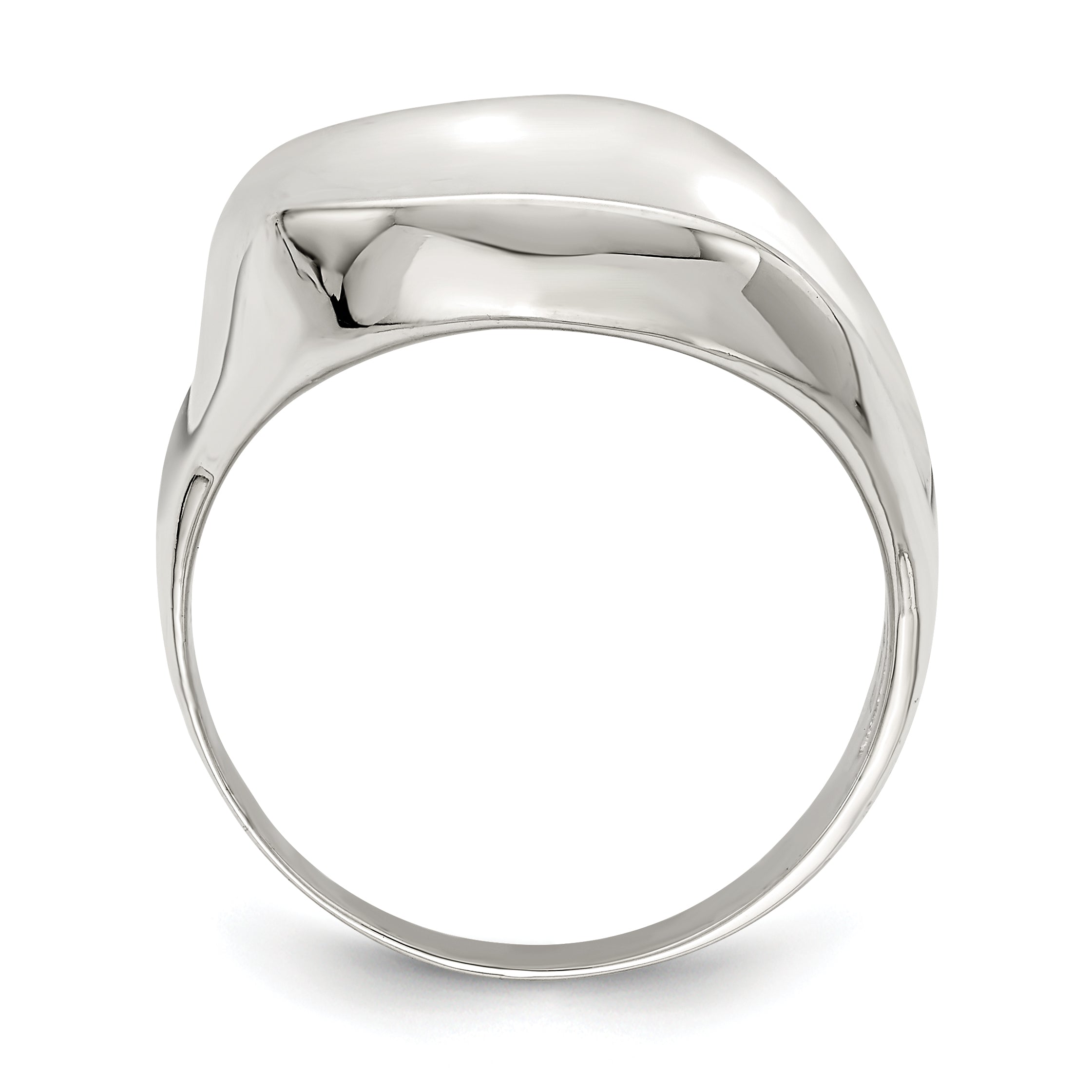 Sterling Silver Solid Ring Secondary image