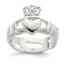 Sterling Silver Solid Claddagh Ring