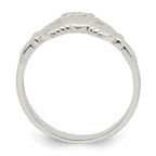 Sterling Silver Solid Claddagh Ring