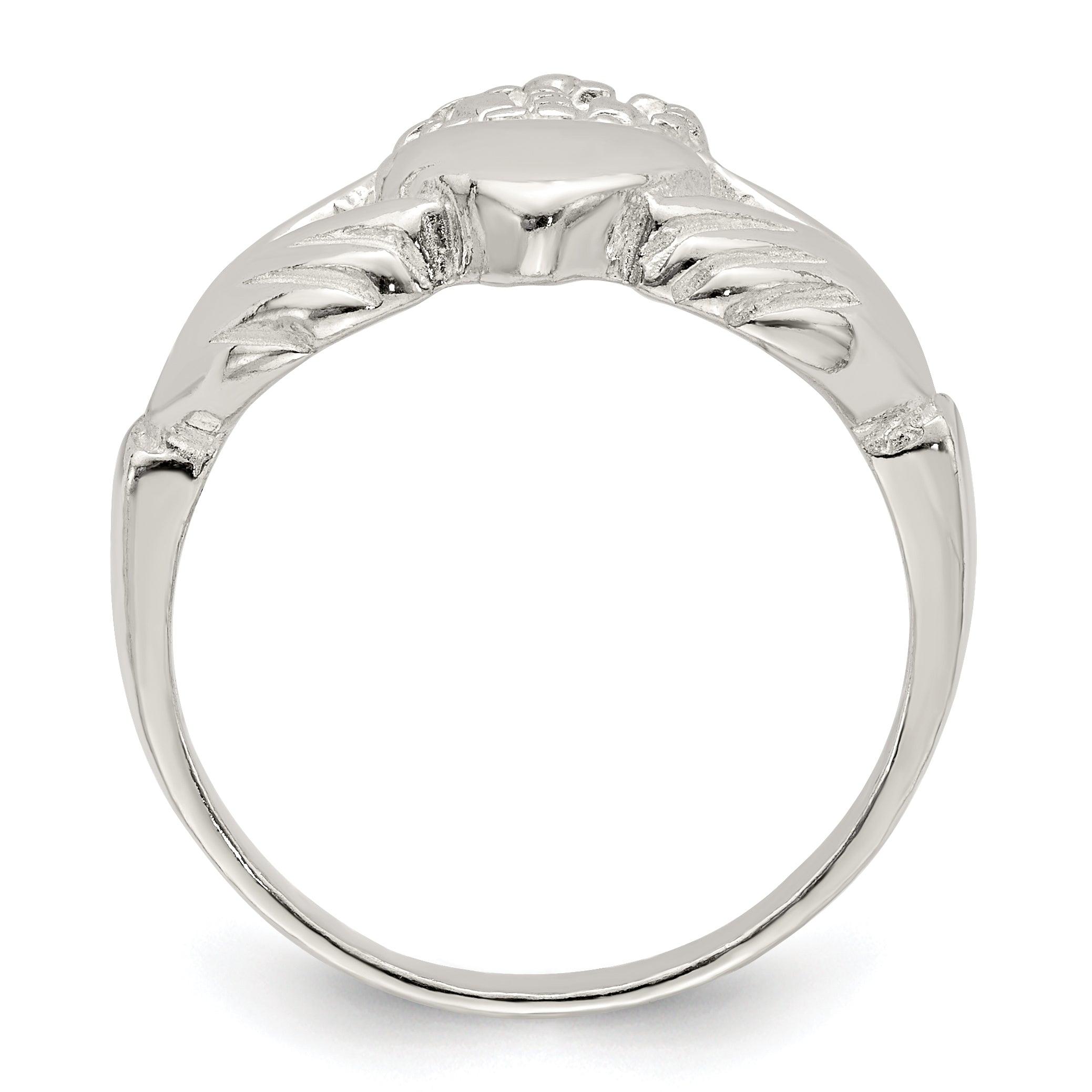 Sterling Silver Claddagh Ring Secondary image