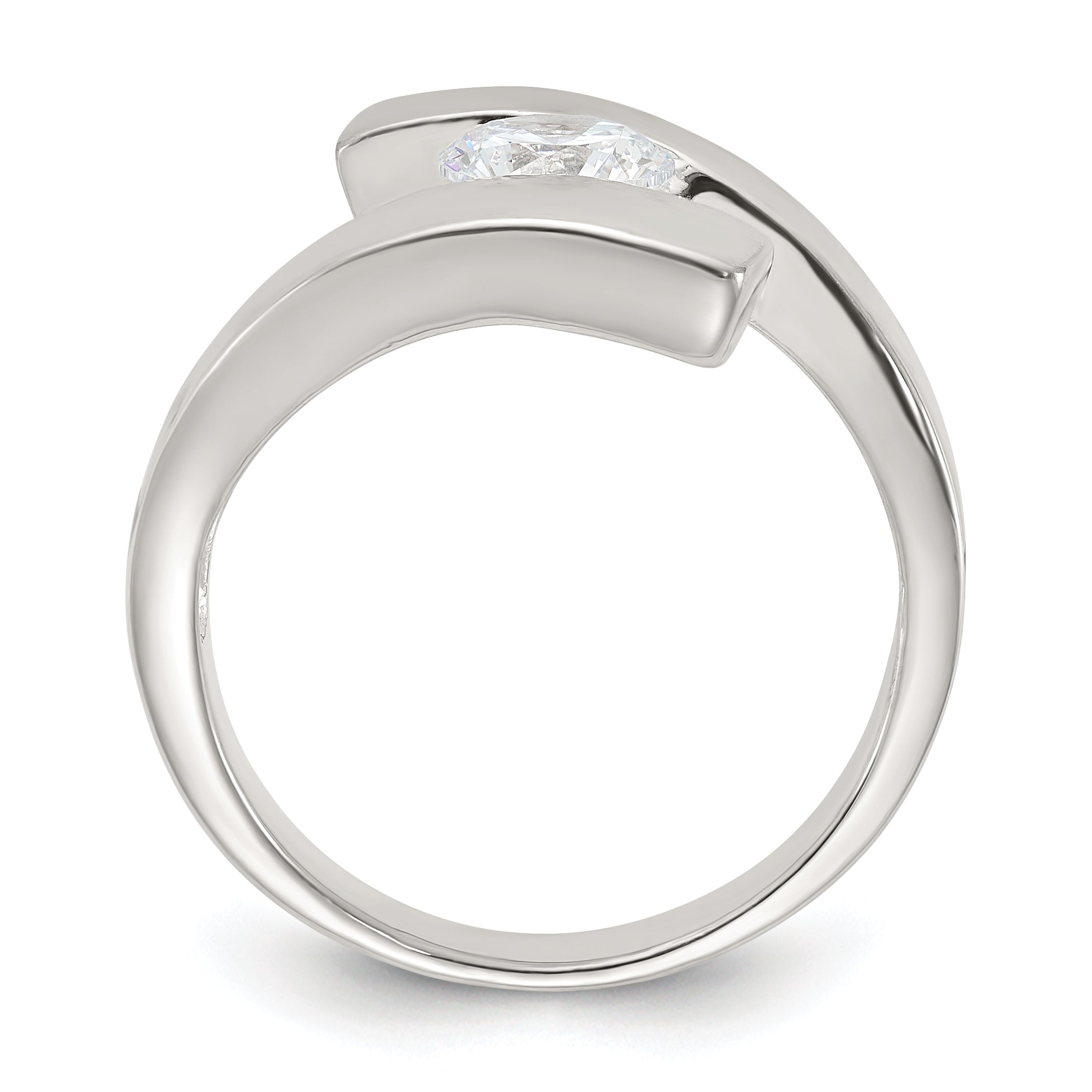 Sterling Silver CZ Ring Secondary image