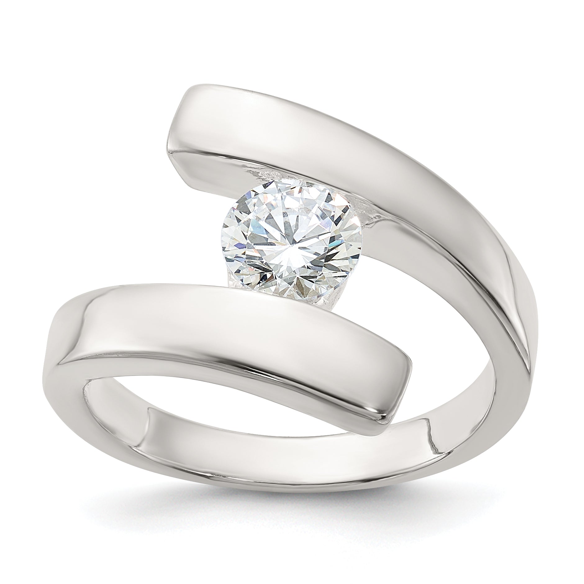 Sterling Silver CZ Ring Main image