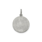 Sacred Heart of Jesus Medal in Sterling Silver, 14.5mm - Sophia Jewelers