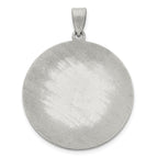 Antique Round St. Michael Medal in Sterling Silver, 29mm - Sophia Jewelers