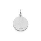 Round St. Raphael Medal in Sterling Silver, 13.25mm - Sophia Jewelers