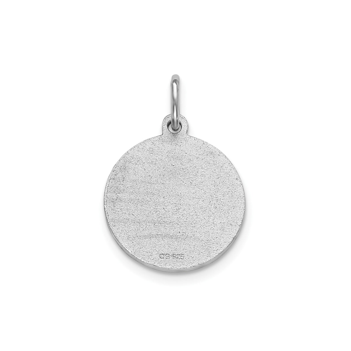 Round San Jose Medal in Sterling Silver - Sophia Jewelers
