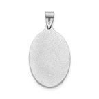 Our Lady of Guadalupe Medal in Sterling Silver, 21.5x15mm - Sophia Jewelers