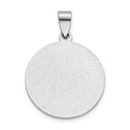 Round St. Matthew Medal in Sterling Silver, 22mm - Sophia Jewelers