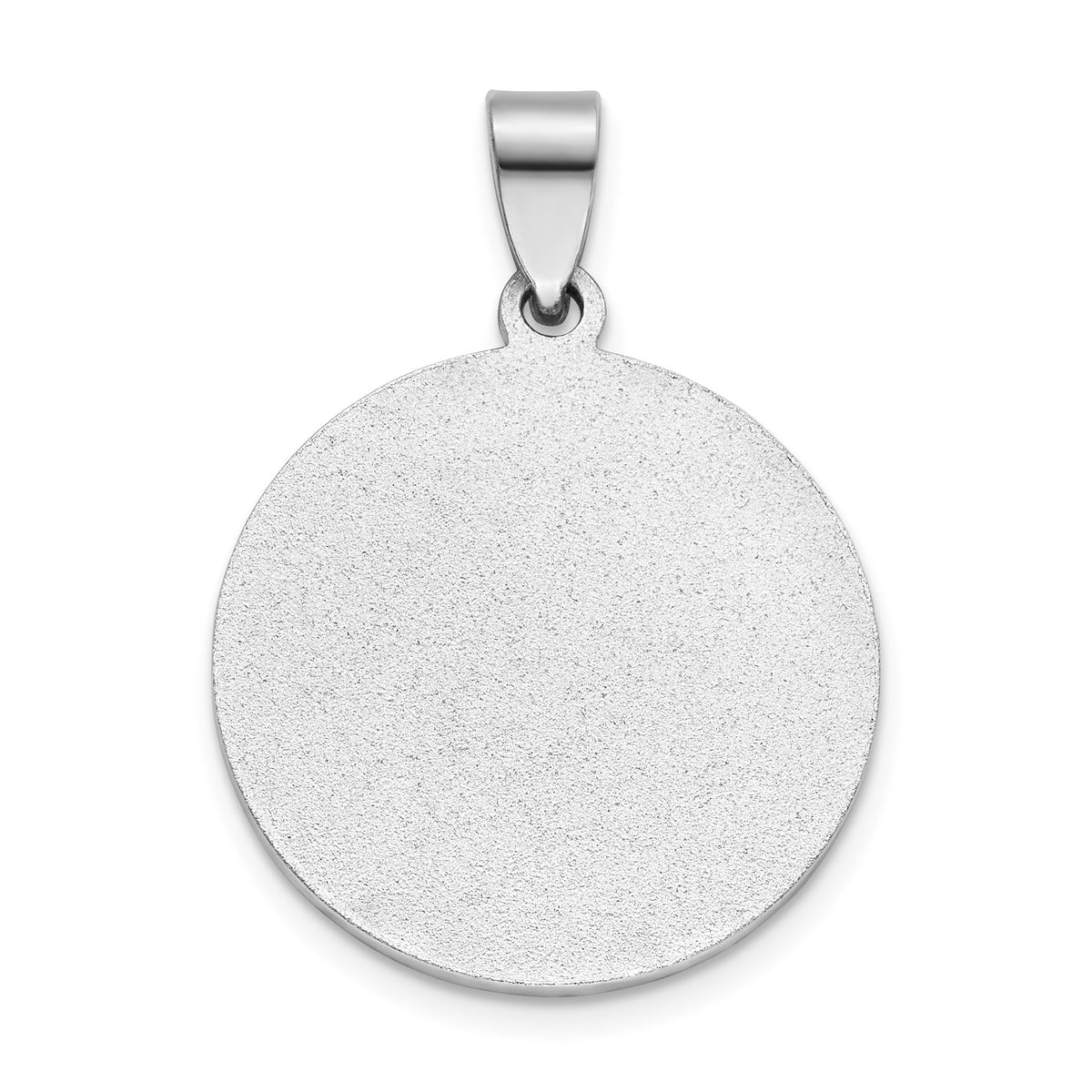 Round St. Anthony Medal in Sterling Silver, 22mm - Sophia Jewelers