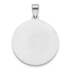 Round St. Jude Thaddeus Medal in Sterling Silver, 25.25mm - Sophia Jewelers