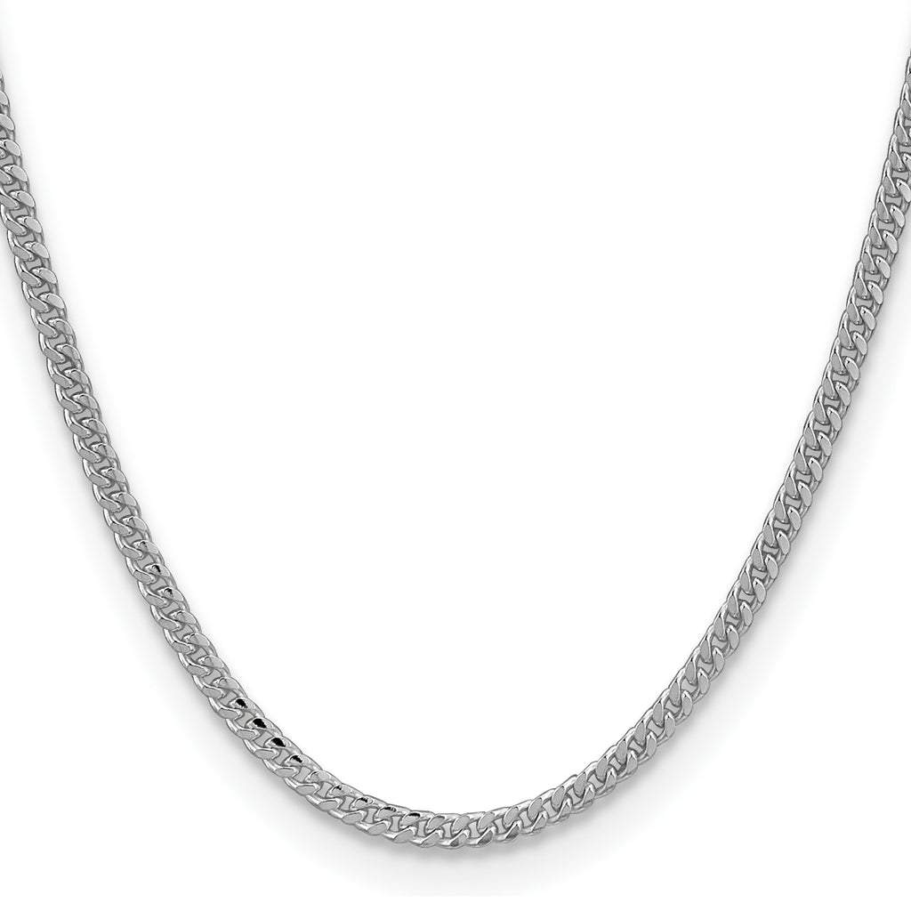 Sterling Silver Curb Chain Necklace 3.25mm
