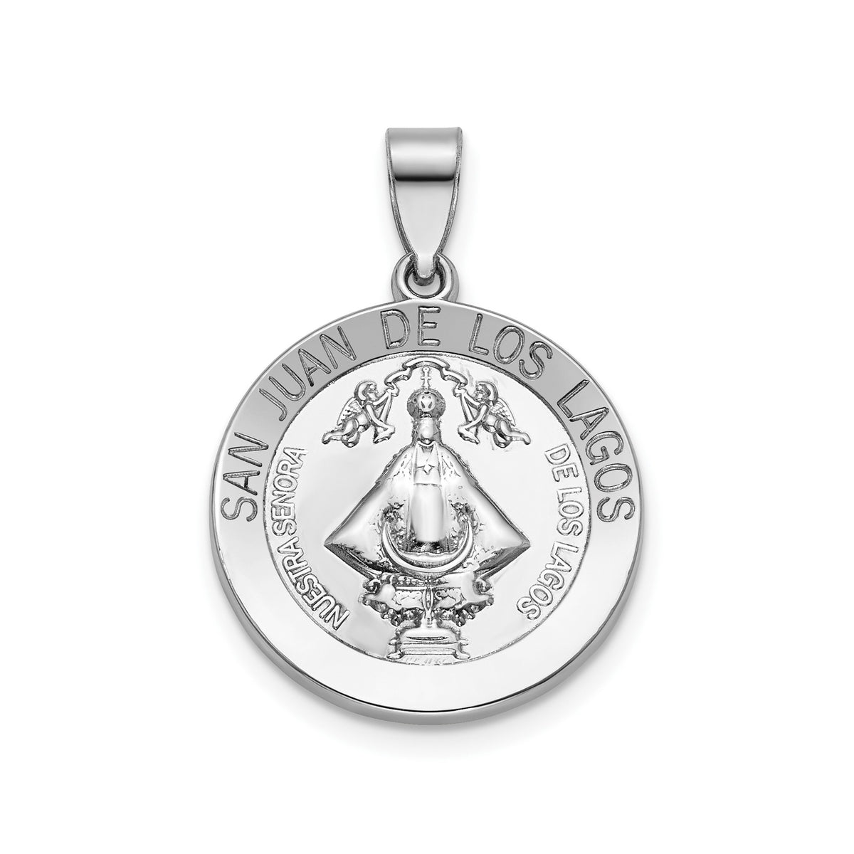 Round San Juan Medal in Sterling Silver - Sophia Jewelers Main image