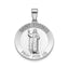 Round St. Thomas Medal in Sterling Silver - Sophia Jewelers