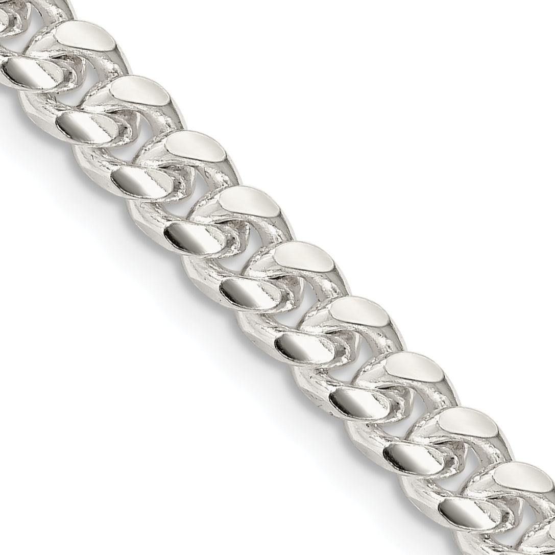 Sterling Silver Diamond-Cut Curb Chain Necklace 5mm Main image