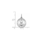 Round Caridad Del Cobre Medal in Sterling Silver - Sophia Jewelers