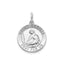 Round St. Cecilia Medal in Sterling Silver - Sophia Jewelers