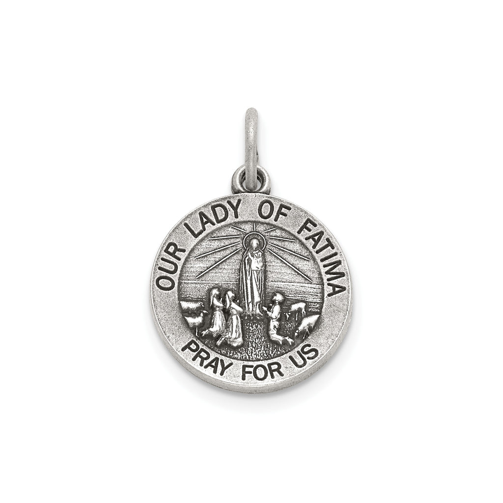 Our Lady of Fatima Medal in Sterling Silver - Sophia Jewelers