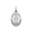 Oval St. Jude Thaddeus-Spanish Medal in Sterling Silver, 16.5x12mm - Sophia Jewelers