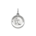 Round 1st Communion-Spanish Medal in Sterling Silver - Sophia Jewelers