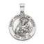St. Francis of Assisi Medal in Sterling Silver - Sophia Jewelers