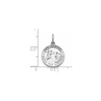 Round St. Gabriel-Spanish Medal in Sterling Silver - Sophia Jewelers