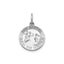 Round St. Gabriel-Spanish Medal in Sterling Silver - Sophia Jewelers