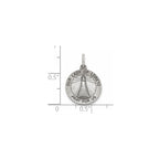 Our Lady of Loreto Medal in Sterling Silver - Sophia Jewelers