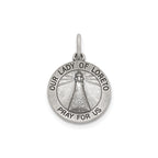 Our Lady of Loreto Medal in Sterling Silver - Sophia Jewelers